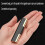 Windproof Torch Lighter for Men, Refillable Butane Jet Flame, Adjustable Metal Design, Red Gift 3