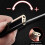 Windproof Torch Lighter for Men, Refillable Butane Jet Flame, Adjustable Metal Design, Red Gift 5