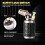 Butane Torch Lighter with Adjustable Jet Flame and Safety Lock, Windproof Refillable Cooking Torch 5