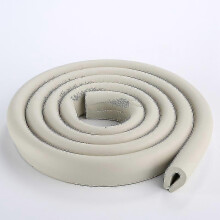 (Grey) 2m U Shape Baby Safety Soft Corner Edge Foam Guard Cushion Compatible With Glass Table