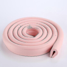 (Pink) 2m U Shape Baby Safety Soft Corner Edge Foam Guard Cushion Compatible With Glass Table