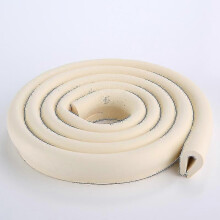 (Beige) 2m U Shape Baby Safety Soft Corner Edge Foam Guard Cushion Compatible With Glass Table