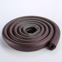 (Brown) 2m U Shape Baby Safety Soft Corner Edge Foam Guard Cushion Compatible With Glass Table