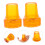 Non Slip Trekking Pole Tips 2 Pack Replacement Walking Stick Rubber Tip Covers Durable Grip 3
