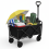 Foldable Cart, Adjustable Outdoor Garden Utility Wagon 1