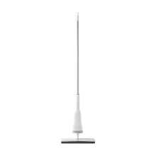 Sponge Mop with 360 Squeezing System and PU Head, Hands Wringing for MultiFloor Cleaning