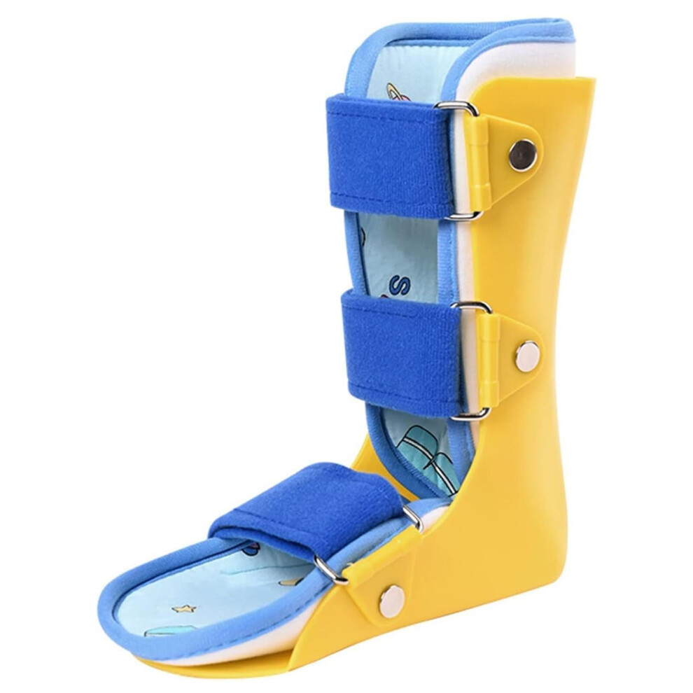 Kids AFO Drop Foot Brace Adjustable Breathable Night Splint Pediatric Ankle Foot Orthosis Support Left Right S