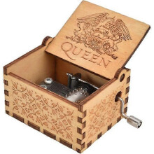 Bohemian Rhapsody Music Box, Retro Style Antique Hand Cranked Music Box for Birthday, Christmas, Anniversary, Wedding, Valentine's Day, Mother's Day