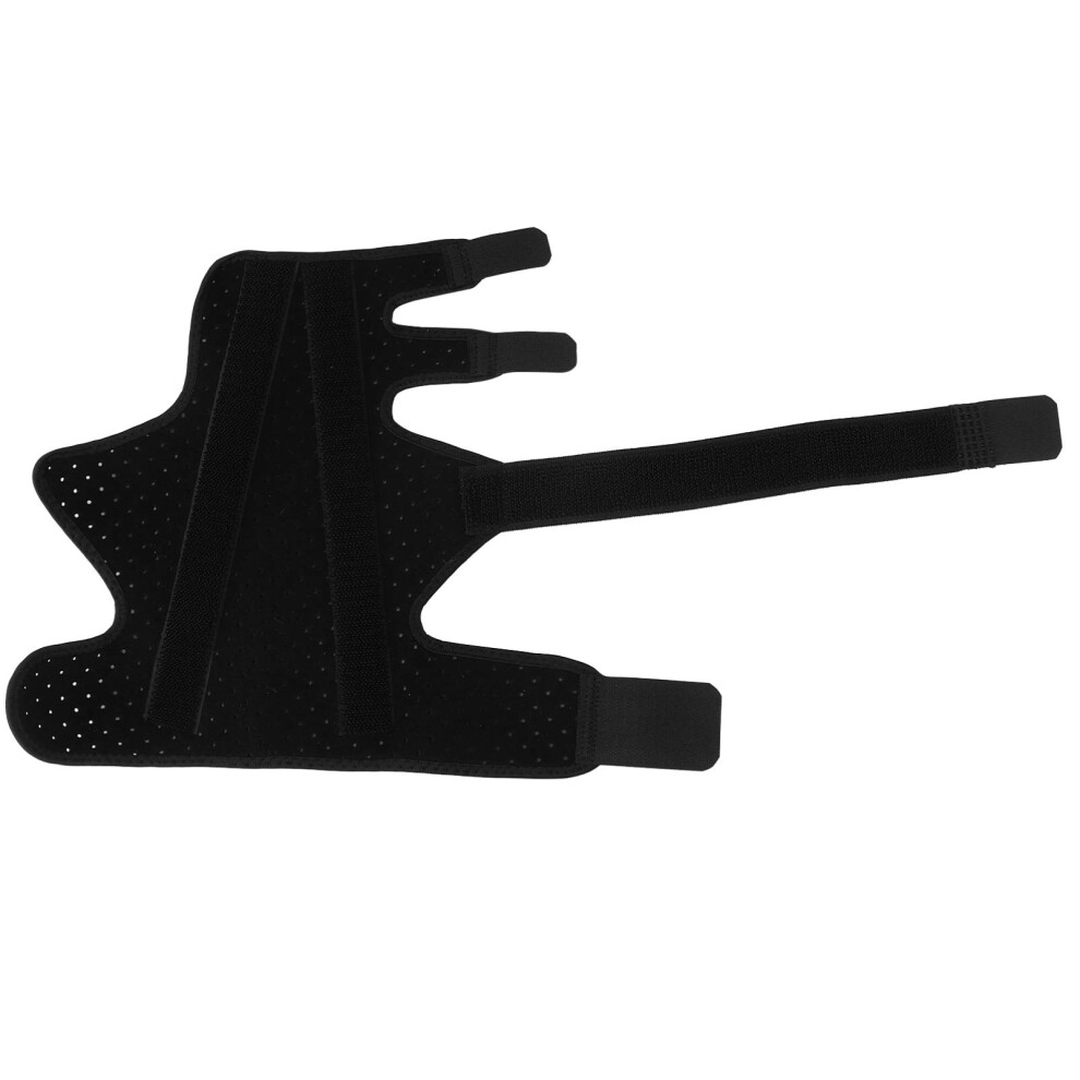 Finger Splint Brace with Adjustable Padded Support for Fracture Recovery and Tendon Injury