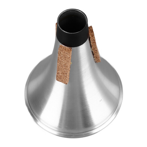 Aluminum Trumpet Practice Mute with Cork 2