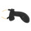 Violin Shoulder Rest Pad, Sheepskin, Black 1/2-1/4 3