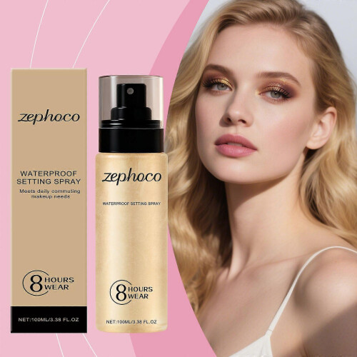 Zephoco Clear Setting Spray - Bright Matte, Protects Makeup, Keeps It Natural Without Fading, Moisturizing And Smudge-Resistant Spray 1