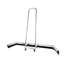 Tennis Court Squeegee with Wheels, Heavy Duty Stainless Floor Water Remover for Outdoor Courts