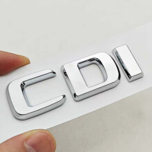 (Cromo 17) Emblema con la letra CDI para el logotipo del maletero de Mercedes Benz W204 W205 W211 W2