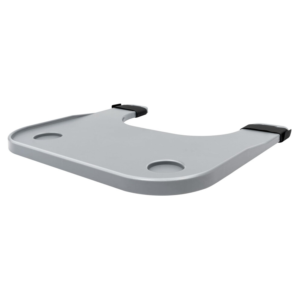 Detachable Wheelchair Tray Table with Cup Holder and SpillâResistant Edge, EasyâClean 23x21in Lap Tray
