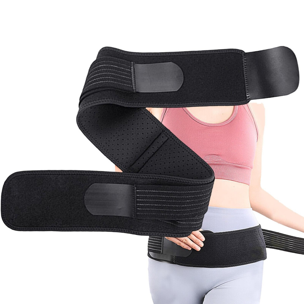 Sacroiliac Support Belt for Lower Back Pain Relief, Adjustable Non Slip Pelvic Brace for Posture Alignment