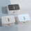 Matte Black Wall Mounted Tissue Box Holder for Bathroom, Durable Plastic, Smooth Dispensing, Easy Clean 3