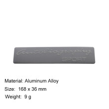 (lv-sport-silver) 3D para Executive Limited Autobiography Ultimate Edition SPORT Emblema Insignia de