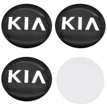 (Kia negro antiguo, pegatina para rueda de 56 mm) 4 piezas 90 mm 75 70 mm 65 mm 60 mm 56 mm 54 mm Em