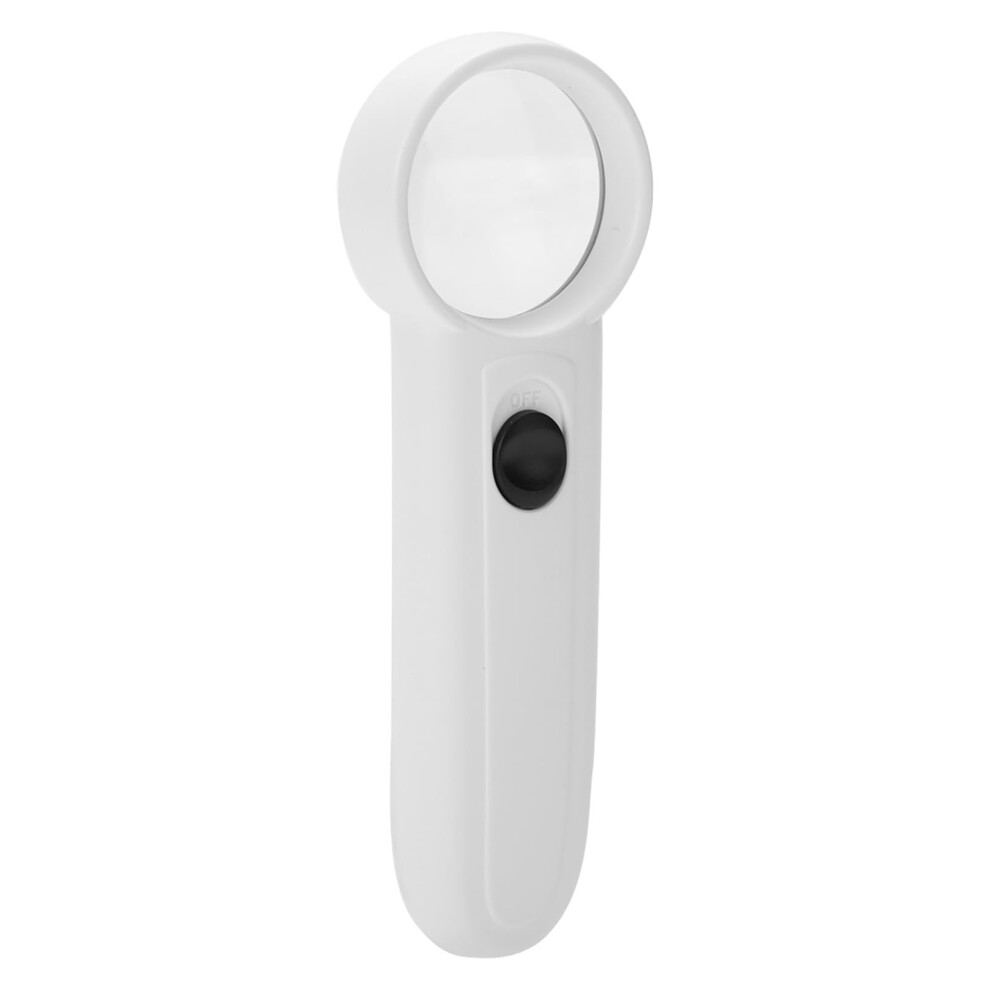 Light Led Magnifying Glass 5X 15X 40X With Bright For Electronics, Ergonomic Handheld Design