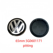 (65 mm 5G0601171) Tapas centrales de rueda, cubierta de buje, 4 piezas, 55 mm, 65 mm, 70 mm para VW