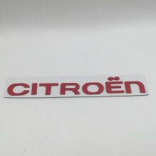 (letras rojas) 1 unidad de letras metálicas 3D para Citroën, emblema para capó delantero, pegatina p