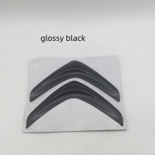 (Negro brillante 10 cm) 1 unidad Letras metálicas 3D para Citroën Emblema del capó delantero Pegatin