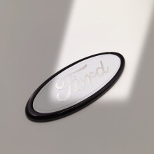 (145 mm Ford BK-WH) Emblema de coche de 145 mm, placa para parrilla delantera y tapa del capó traser