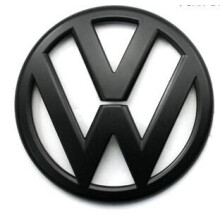 (Parte trasera negra mate, China continental) Emblemas de parrilla delantera para VW Golf 6 7 MK Pol