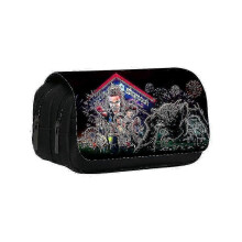 (Type 22) 1pcs Stranger Things Printed Double-layer Pencil Case Stranger Things4 Surrounding Large-capacity Student Stationery Bag -Sy New Arrival