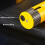 Windproof Refillable Butane Lighter with Adjustable Flame and Visible Fuel Window for Camping BBQ Yellow 4