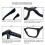Blue Light Blocking Reading Glasses for Women 3 Pack 1.0 Magnification Stylish Spring Hinge Frames 5