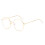 Blue Light Blocking Reading Glasses Retro Polygon Metal Frame, Unisex Computer Readers for Clear Vision 1