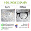 Blue Light Blocking Reading Glasses Retro Polygon Metal Frame, Unisex Computer Readers for Clear Vision 4