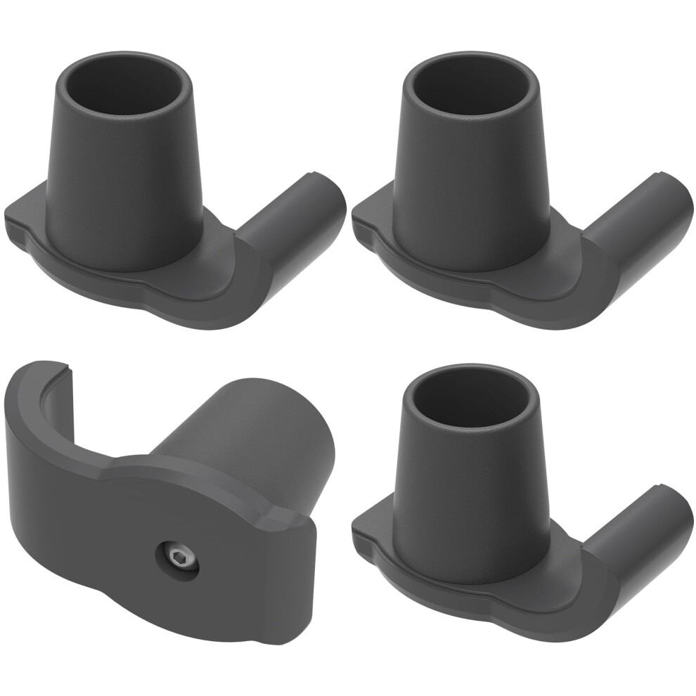 4Pcs Walker Glides Rubber Walker Skis Caps for Seniors Easy Install Smooth Motion Durable Fit for Folding Walkers