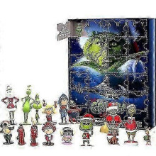 (Grinch F) 2025 Christmas Advent Blind Box 24pcs Surprise Christmas Gift