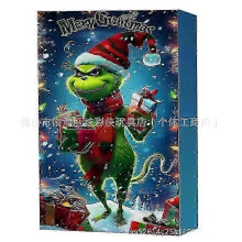 (Christmas Grinch Blind Box G) 2025 Christmas Advent Blind Box 24pcs Surprise Christmas Gift