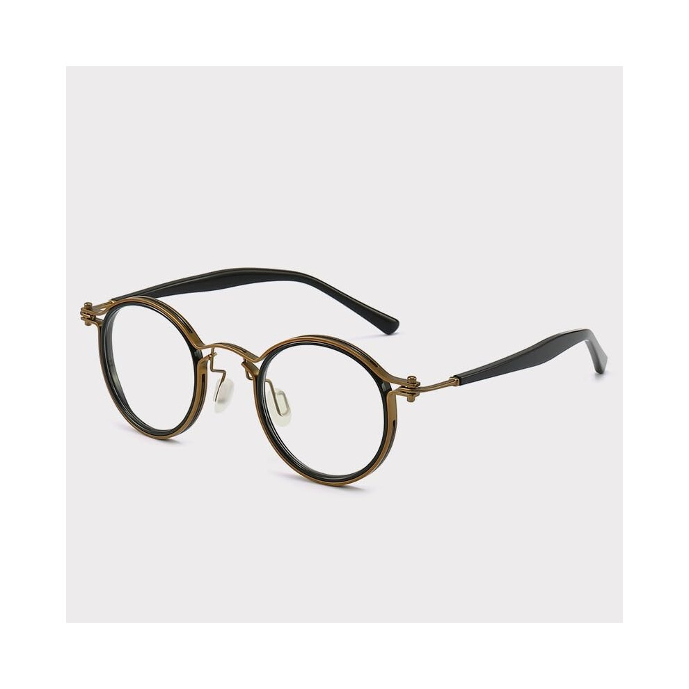 Blue Light Blocking Reading Glasses +3.00 Retro Copper Round Frame Anti Glare Lenses Unisex Lightweight
