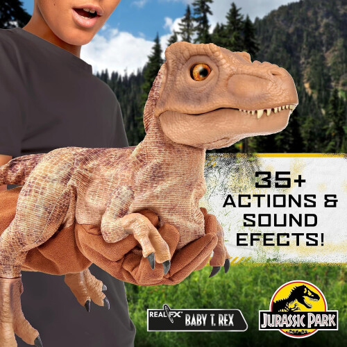 Jurassic Park Real FX Baby T.REX Dinosaur Figure 2