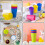 24 Pcs Reusable Plastic Cups, 6 Bright Colors Plastic Cups for Kids, Camping 3