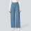Women's wide-leg stretch work pants,  business-Light Gray XL 5