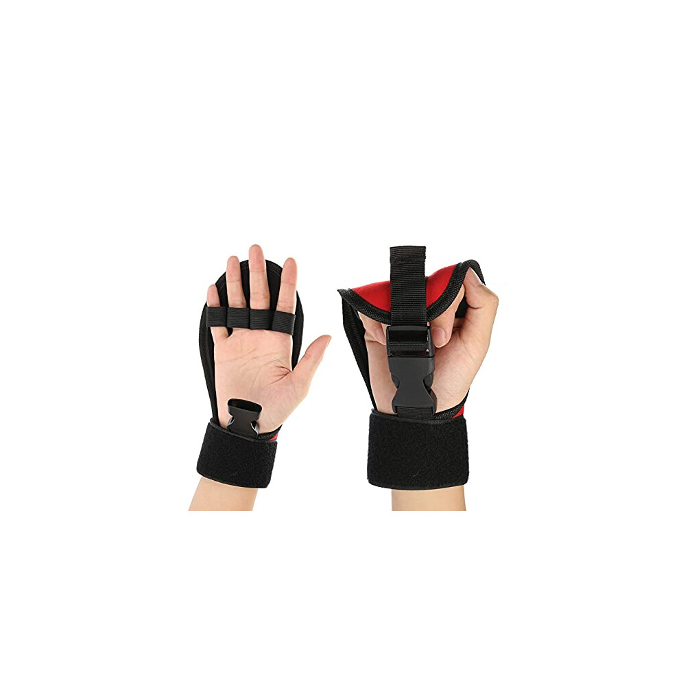 Hand Splint Brace for Stroke Recovery, FiveFinger Separation Design, Adjustable AntiSlip Support 01#