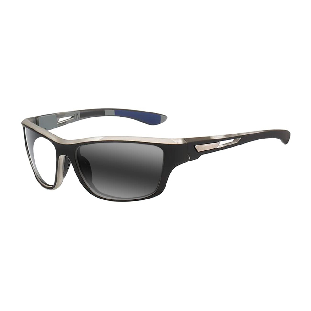 Gray Photochromic Reading Glasses 2.75 Progressive Multifocal Uv400 Protection For Cycling Men Women