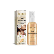 Jaysuing Body Shimmer Spray Nightclub Party Skin Collarbone Highlighter Multi-Color Glitter Spray
