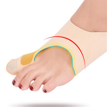 Bunion Corrector and Splint for Big Toe Alignment, Adjustable Hallux Valgus Brace Right S