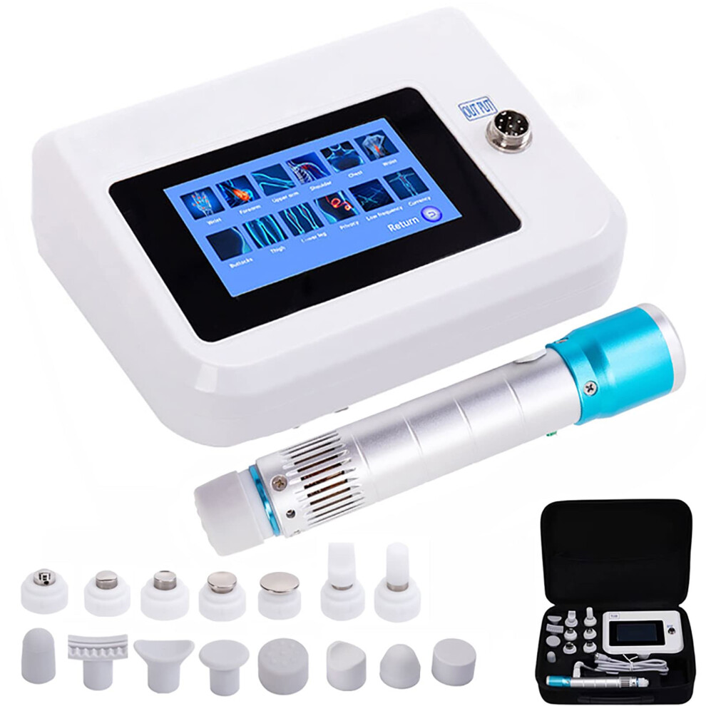Shockwave Therapy Machine for Pain Relief and Muscle Recovery, Adjustable Energy Levels, 11 Probes