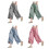 Oversized Checkered Capris Pants Loose Fit Lightweight-Green L 3