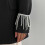 Stilvolles unregelmäßiges Perlenarmband mit Fransen,-1 4