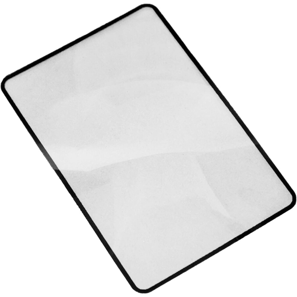 3X Full Page Reading Magnifier with Fresnel Lens for Seniors, Books and Newspapers, Clear Optical View