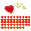 Romantisches Liebes-Herz-Broschen-Set mit-Gold 50 1